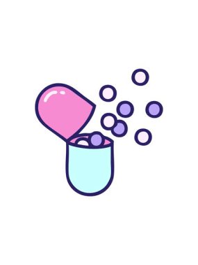 Retro Tattoo Stili 'nin satış flaş animasyonu tıbbi kapsül haplarını patlattı