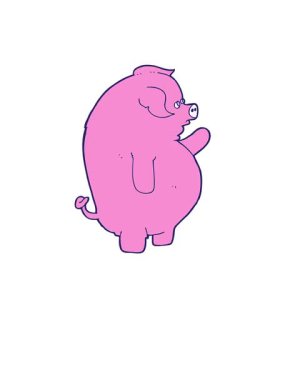 Çizgi film şişko çukurunun yükselişi ve yüzüşü