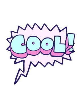 Serin serbest konuşma balonu karikatür sembolünün titreşimli hareket animasyonu