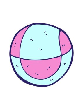 Çizgi film basketbolunun animasyonunu salla ve durdur