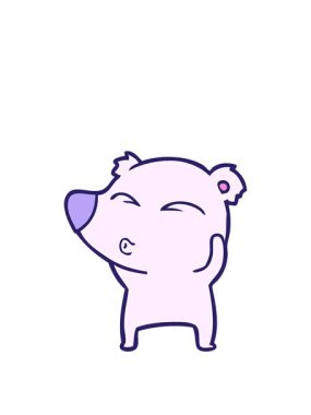 Islık çalan ayı çizgi filminin animasyonunu genişletiyor.