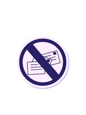 Yanıp sönen radyal çizgiler sevimli bir karikatür çıkartmasının canlandırması. Posta tabelası yok.