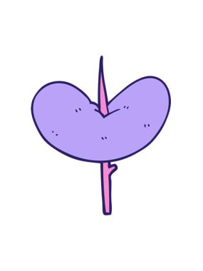 Bir sosisin karikatürünün hareketli animasyonunu oynat