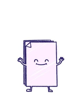 Ofis Kağıt Tebeşiri Çiziminin Canlandırılması