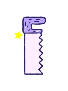 Parlayan yıldızlar Testere Tebeşiri Çiziminin animasyonunu etkiler