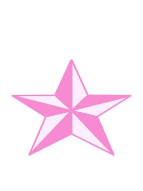 bir yıldız tasarımının neon ikonik dövme görüntüsünün hareketli animasyonu