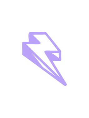 Şimşek simgesinin dikkat çekici animasyonu