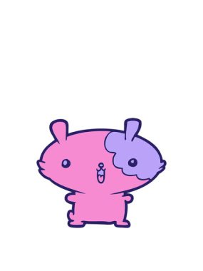 Sıçrama hareketi hamster animasyonu