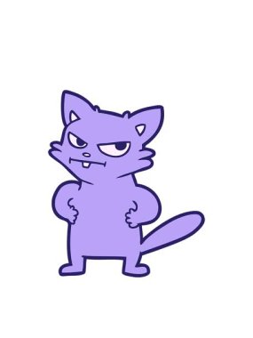 Sinirli kedi çizgi filmlerinin yanıp sönen radyal çizgileri