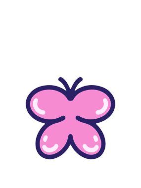 Basit ve cesur kelebek tasarımının animasyonunu genişletiyor