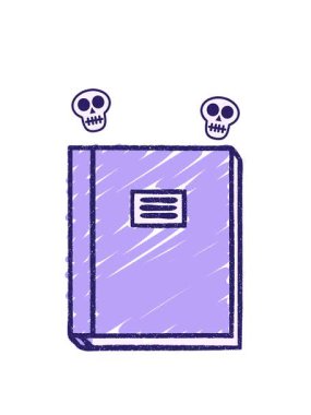 Egzersiz Kitabı Tebeşir Tasarımı animasyonu