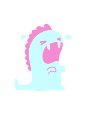 Ağlayan dinozorun hareketli animasyonu