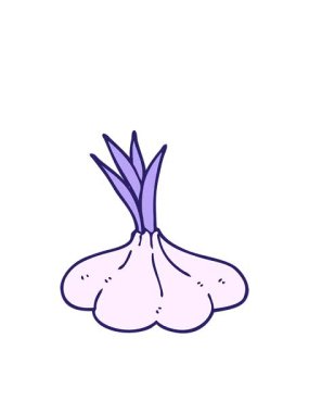 sarımsak ampulünün hareketli animasyonu