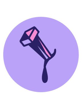 Demir çivi çiziminin canlandırma efektini piksel hale getir