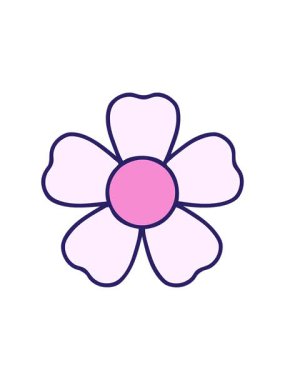 Dikkat çekici bir çiçek tasarımı canlandırması