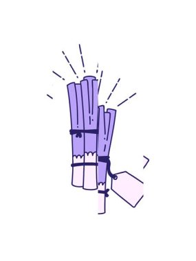 Geleneksel dövme stili pırasa örneklerinin bölünen hareketli animasyonu