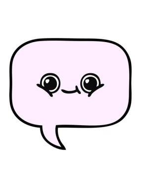 Konuşma balonu çizgi filminin canlandırmasını bob ve duraklat