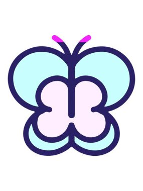 Basit bir kelebek çizgi filminin animasyonunu çalıştır.