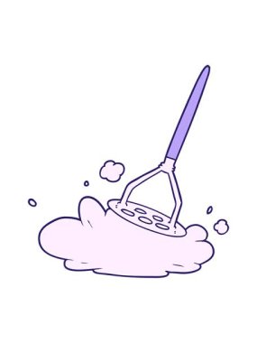 Patates ezicinin hareketli animasyonu