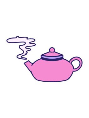 Japon çaydanlığının canlandırma efekti. Yeni demlenmiş.