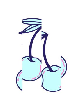 Dövmenin geleneksel kiraz tarzında bölünmüş hareket animasyonu