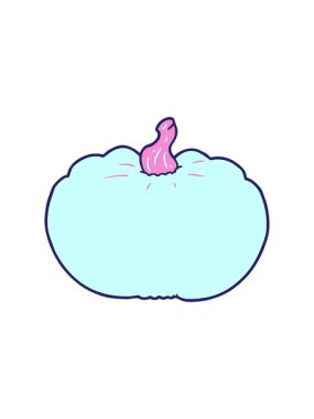 Balkabağı çiziminin hareketli canlandırması