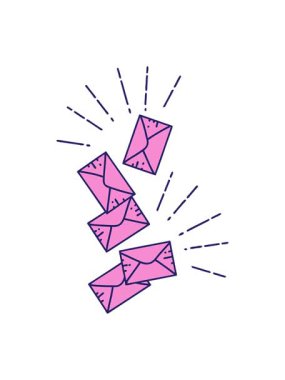 Geleneksel dövme stili düşen harflerin hareketli canlandırması