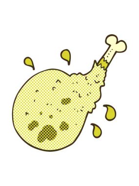 freehand çizilmiş çizgi film etinin renk canlandırması