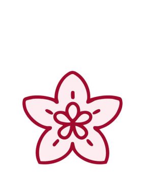 Japon tarzı çiçek tasarımının animasyonunu genişletiyorum.