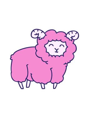 basınçlı el çizimi çizgi film koçu animasyonu