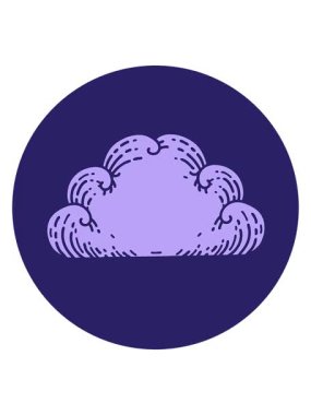 Bir bulutun ikonik dövme şeklindeki görüntüsünü salla