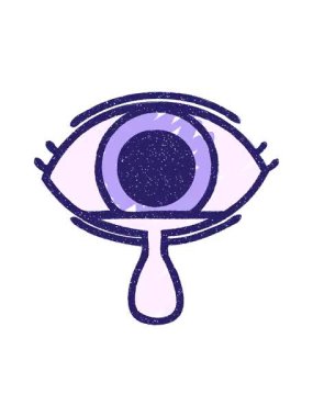 Okült Göz Çiziminin efekt animasyonunu renklendir