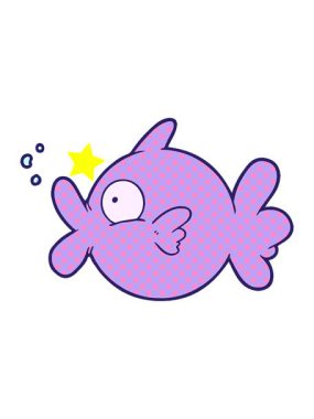 Parlayan yıldızlar çizgi film karakterinin animasyonunu etkiler.