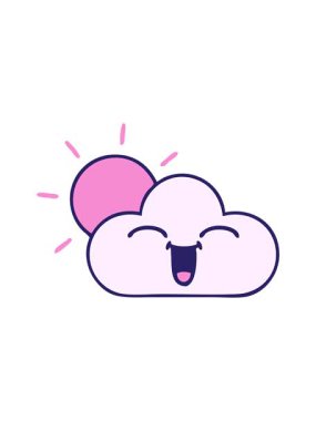 Basınç gün ışığı ve bulutun canlandırması