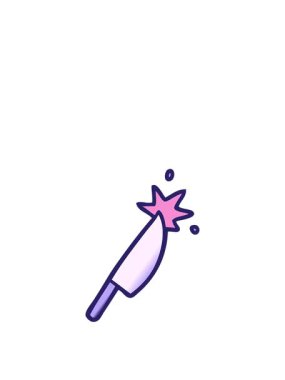 Çizgi film keskin bıçağının animasyonunu genişletiyor.