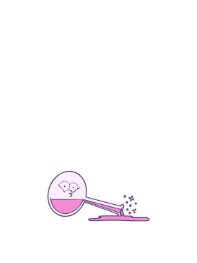 Çizgi filmin yükselişi ve yüzdürülmesi dökülen kimyasallar