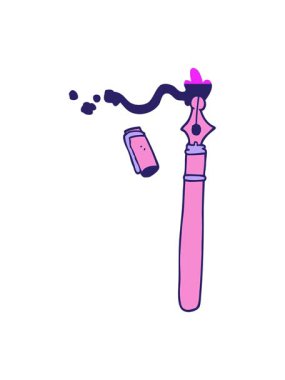 Karikatür karalama dolmakalemi animasyonunu çalıştır