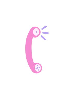 Telefon alıcısının gösterişli satış animasyonu