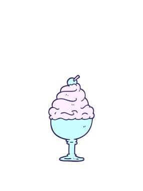 Çizgi roman tarzı dondurma animasyonunu genişletiyorum.