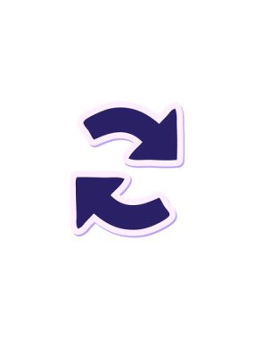 Sevimli bir çizgi film yön okunun satış flaş animasyonu