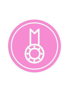 Madalya ödülü simgesinin hareketli animasyonu