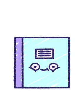 Kitap Tebeşiri Çiziminin hareketli animasyonu