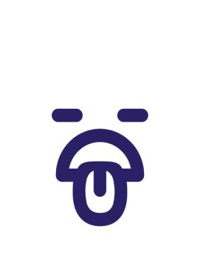 Tiksinmiş yüz simgesinin animasyonu açılıyor