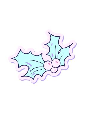 Bir karikatür Noel 'i çıkartmasının hareketli animasyonunu oynat