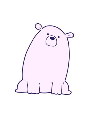 Bir kutup ayısı çizgi filminin animasyonunu durdurup duraklat