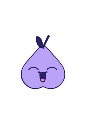 Yeşil armut tasarımı çizgi filminin yanıp sönen radyal çizgileri