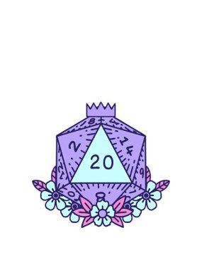 doğal 20 zar atışının animasyonunu genişletiyor.