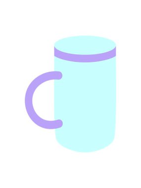 Kahve fincanı çiziminin hareketli animasyonu