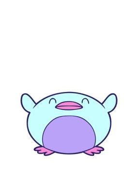 Çizgi film pengueninin animasyonunu genişletiyor.