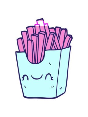 Kutudaki çizgi film kızartmalarının animasyonunu çalıştır.